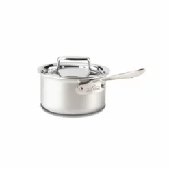 All-Clad D5 Brushed Stainless Steel Saucepan & Lid | 1.5 Qt.