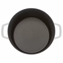 Staub 5.5 Qt. Round Cocotte/Dutch Oven | White 11 Staub 5.5 Qt. Round Cocotte/Dutch Oven | White -Food Prep Tools Shop 1002602 staub white french oven 1