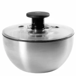 OXO Steel Salad Spinner -Food Prep Tools Shop 1071497 oxo steel salad spinner