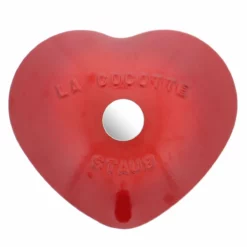 Staub 1.75 Qt. Heart Cocotte/Dutch Oven | Cherry Red -Food Prep Tools Shop 1100006stb heartshapedcocotte05