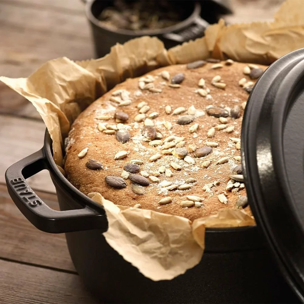 Staub 1.25 Qt. Round Cocotte/Dutch Oven | Matte Black 4 Staub 1.25 Qt. Round Cocotte/Dutch Oven | Matte Black - Image 2