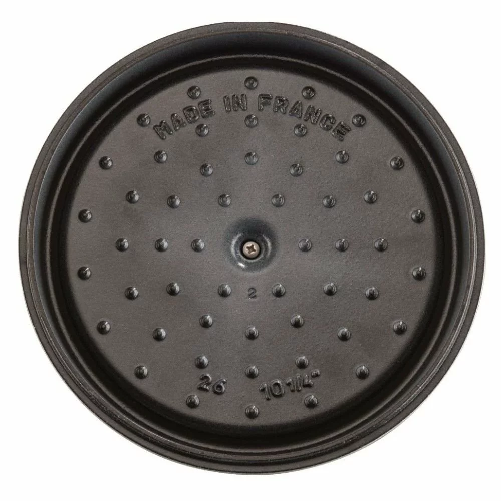 Staub 5.5 Qt. Round Cocotte/Dutch Oven | White 5 Staub 5.5 Qt. Round Cocotte/Dutch Oven | White - Image 3