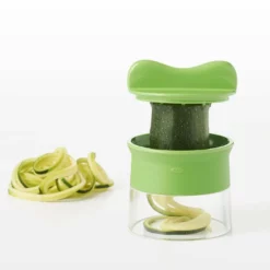 OXO Good Grips Handheld Spiralizer -Food Prep Tools Shop 11151300 oxo good grips handheld spiralizer action shot
