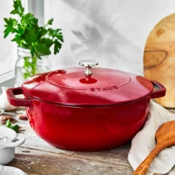 Staub 3.75 Qt. Essential French Oven | Cherry Red 13 Staub 3.75 Qt. Essential French Oven | Cherry Red -Food Prep Tools Shop 11732406 ls 01