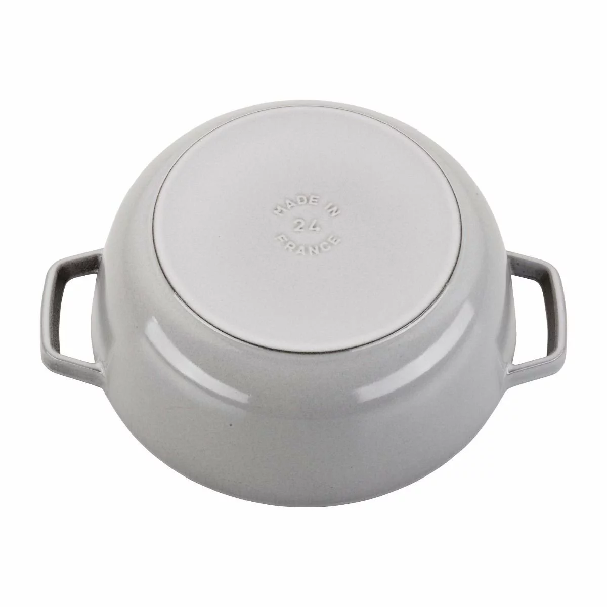 Staub 3.75 Qt. Essential French Oven With Rooster Lid | Graphite Grey 5 Staub 3.75 Qt. Essential French Oven With Rooster Lid | Graphite Grey - Image 3