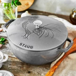 Staub 3.75 Qt. Essential French Oven With Rooster Lid | Graphite Grey 13 Staub 3.75 Qt. Essential French Oven With Rooster Lid | Graphite Grey -Food Prep Tools Shop 11752418 ls 01