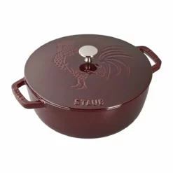 Staub 3.75 Qt. Essential French Oven With Rooster Lid | Grenadine