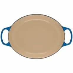 Le Creuset 9.5 Qt. Oval Signature Dutch Oven With Stainless Steel Knob | Marseille Blue -Food Prep Tools Shop 13427scr 1550a0411efa123