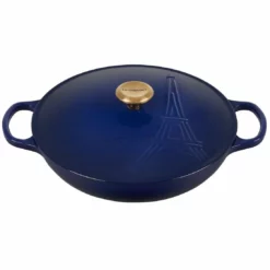 Le Creuset 3.5Qt Signature Braiser Eiffel Tower Collection | Indigo