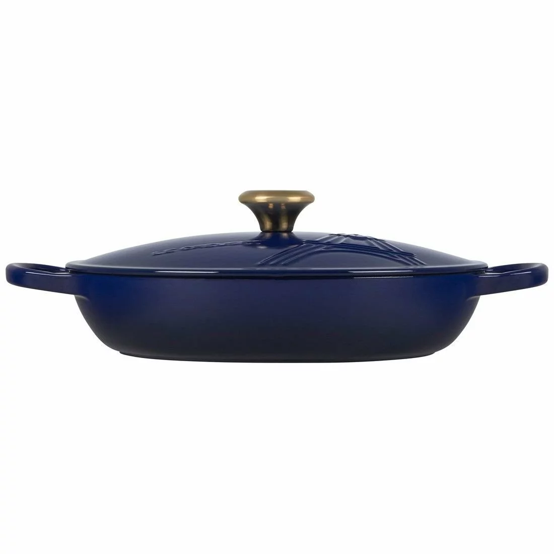 Le Creuset 3.5Qt Signature Braiser Eiffel Tower Collection | Indigo 6 Le Creuset 3.5Qt Signature Braiser Eiffel Tower Collection | Indigo - Image 4