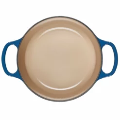 Le Creuset 2 Qt. Round Signature Cast Iron Dutch Oven With Stainless Steel Knob | Marseille Blue -Food Prep Tools Shop 1859ss d
