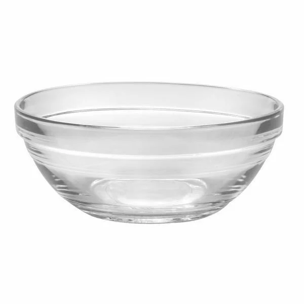 Duralex Lys Stackable 10-Ounce Clear Glass Bowls - Set Of 6 3 Duralex Lys Stackable 10-Ounce Clear Glass Bowls - Set Of 6