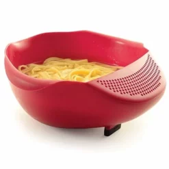 Norpro Serving Bowl With Strainer -Food Prep Tools Shop 2176 noodlesw