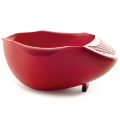 Norpro Serving Bowl With Strainer -Food Prep Tools Shop 2176 sidevieww
