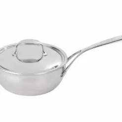 Demeyere Atlantis Saucier With Lid - 2.6 Quart