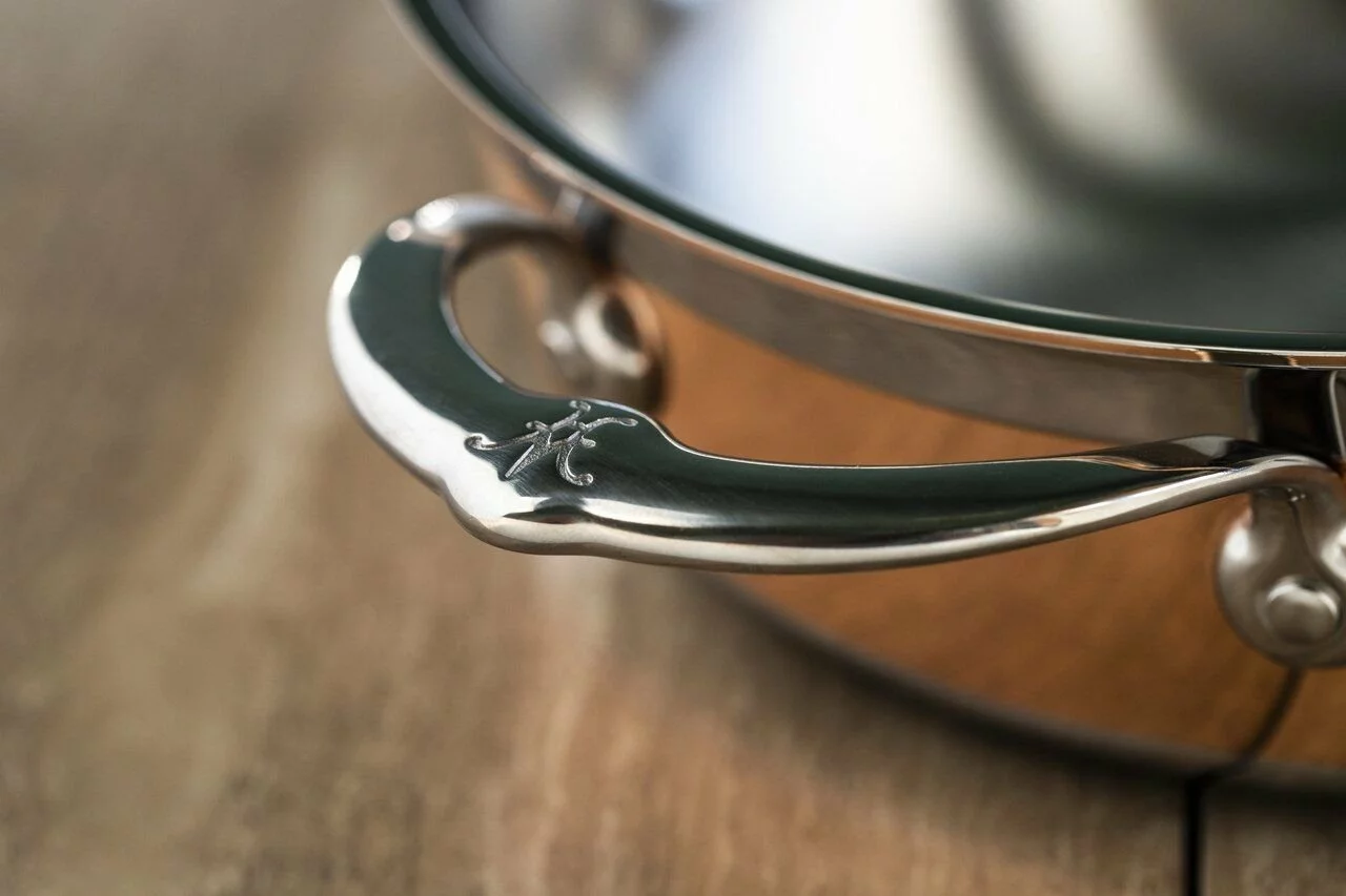 Hestan CopperBond Induction Cookware 5 Qt Covered Essential Pan With Helper Handle 3 Hestan CopperBond Induction Cookware 5 Qt Covered Essential Pan With Helper Handle