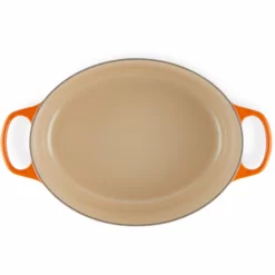 Le Creuset 9.5 Qt. Oval Signature Dutch Oven With Stainless Steel Knob | Flame Orange -Food Prep Tools Shop 352ss d