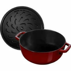 Staub 3.75 Qt Essential French Oven With Lilly Lid | Grenadine -Food Prep Tools Shop 40508 675 0 5 2