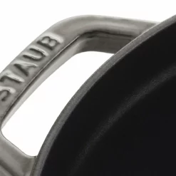 Staub 7 Qt. Round Cocotte/Dutch Oven | Graphite Grey -Food Prep Tools Shop 40509 314 0 2