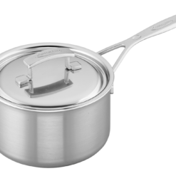 Demeyere Industry 3 Qt 5-Ply Stainless Steel Saucepan With Lid