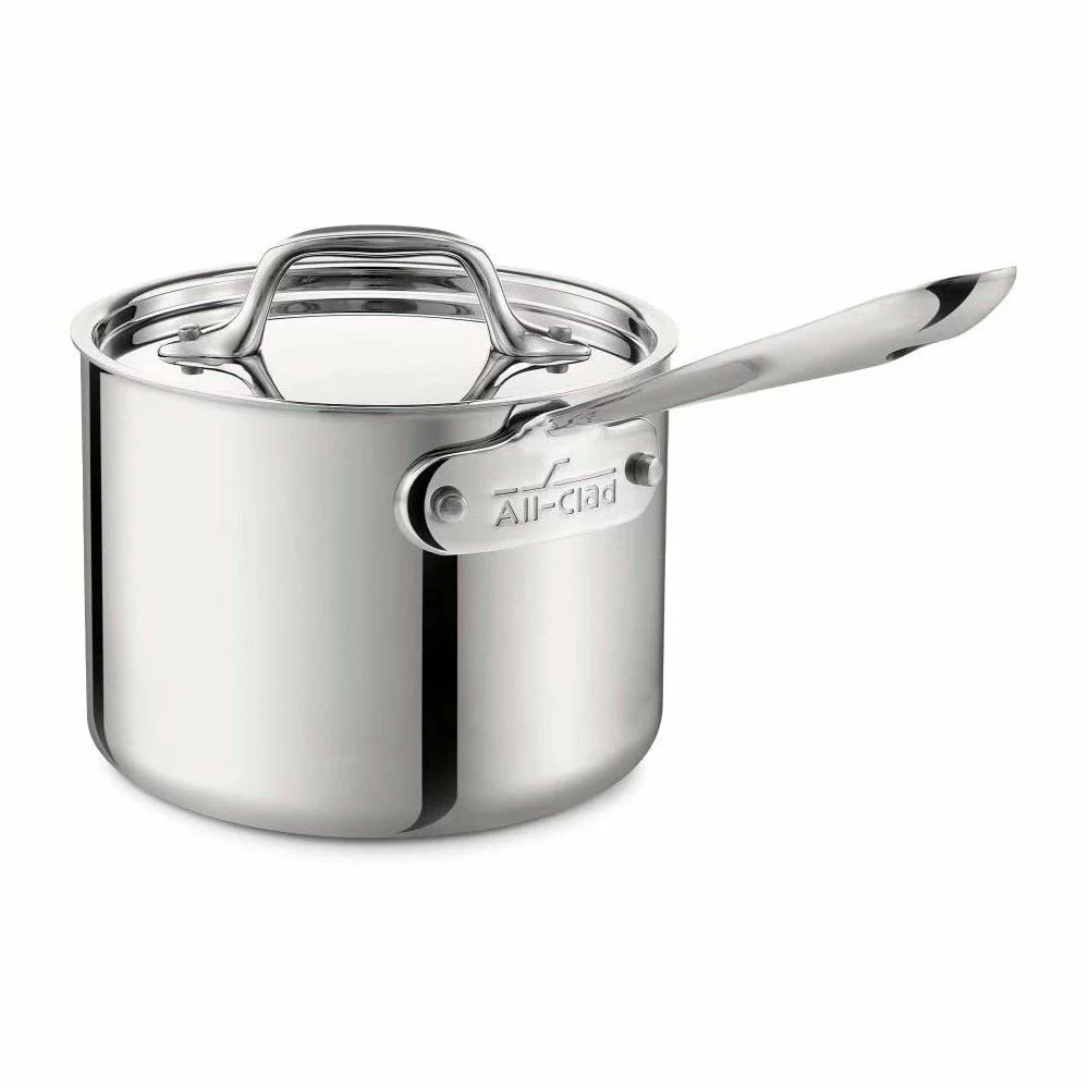 All-Clad D3 Stainless Steel Saucepan & Lid | 1.5 Qt. 4 All-Clad D3 Stainless Steel Saucepan & Lid | 1.5 Qt. - Image 2