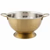 Danica Brands Now Designs By Danica Large Stainless Steel Colander | Gold -Food Prep Tools Shop 5163007 now designs colander large gold main