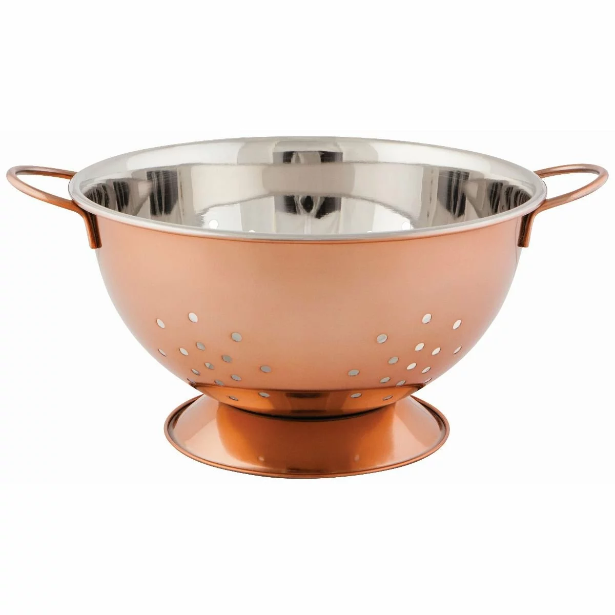 Danica Brands Now Designs By Danica Large Stainless Steel Colander | Rose Gold 3 Danica Brands Now Designs By Danica Large Stainless Steel Colander | Rose Gold