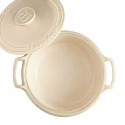 Emile Henry 6-Quart Sublime Stewpot | Creme 10 Emile Henry 6-Quart Sublime Stewpot | Creme -Food Prep Tools Shop 554760 sublime dutch oven top open