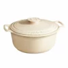 Emile Henry 7.5-Quart Sublime Stewpot | Creme -Food Prep Tools Shop 554770 sublime dutch oven