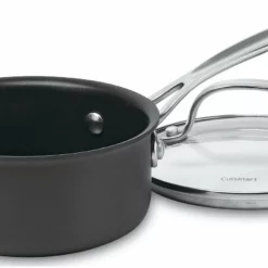 Cuisinart Chef's Classic Hard Anodized Nonstick 1-Quart Saucepan With Lid