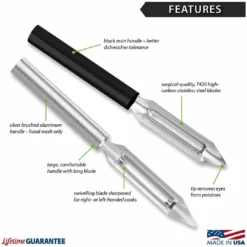 Rada Cutlery Deluxe Vegetable Peeler | Silver -Food Prep Tools Shop 619ojkfgwql. ac sl1100