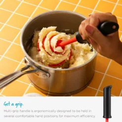 Dreamfarm Smood Lite Potato Masher | Red -Food Prep Tools Shop 71tjly2y6hl. ac sl1500