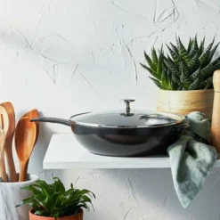 Staub 2.9 Qt Cast Iron Daily Pan | Black -Food Prep Tools Shop 750056180