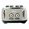 Haden Dorset 4-Slice Stainless Steel Toaster | Putty Beige -Food Prep Tools Shop 75039 dorset toaster front