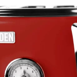 Haden Dorset 4-Slice Stainless Steel Toaster | Red -Food Prep Tools Shop 75040 dorset toaster detail3