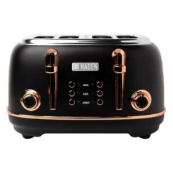 Haden Heritage 4-Slice Toaster | Black And Copper