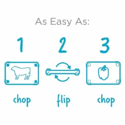 Dreamfarm Chobs Non-Slip Chopping Board Feet| Black / White -Food Prep Tools Shop 7 1 1