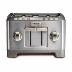 Wolf Gourmet 4-Slice Toaster | Silver Knobs