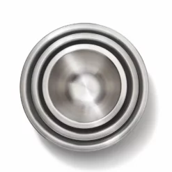 OXO 3-Piece Stainless Steel Mixing Bowl Set | Grey & Blue 12 OXO 3-Piece Stainless Steel Mixing Bowl Set | Grey & Blue -Food Prep Tools Shop 81b56 wzn3l. sl1500