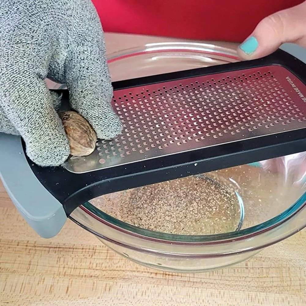 Microplane Fine Mixing Bowl Grater | Grey/Black 4 Microplane Fine Mixing Bowl Grater | Grey/Black - Image 2