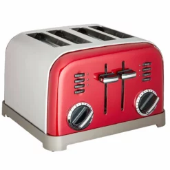 Cuisinart 4-Slice Classic Metal Toaster | Metallic Red
