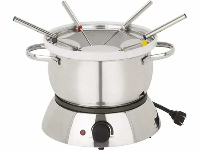 Trudeau Alto 3 In 1 Electric Fondue Set - Stainless Steel