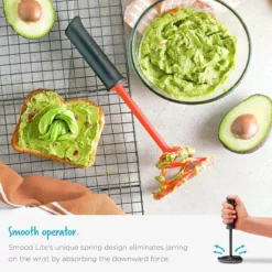 Dreamfarm Smood Lite Potato Masher | Red -Food Prep Tools Shop 91kt0bztokl. ac sl1500 1