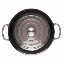 Le Creuset 2.25 Qt. Signature Enameled Cast Iron Braiser With Stainless Steel Knob | Oyster Grey -Food Prep Tools Shop actual top oyster