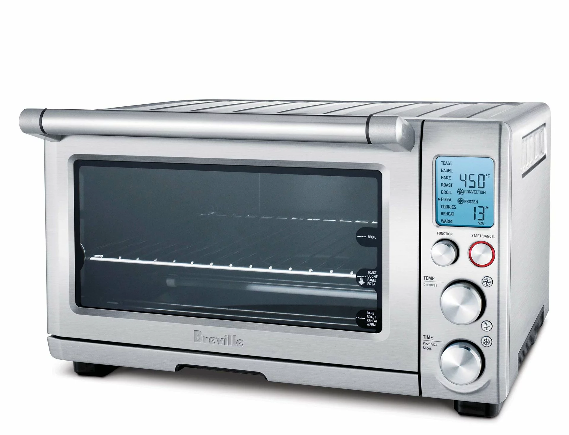 Breville The Smart Oven With Element IQ Convection Countertop Toaster Oven | Brushed Stainless Steel 3 Breville The Smart Oven With Element IQ Convection Countertop Toaster Oven | Brushed Stainless Steel
