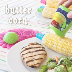 Talisman Designs "Butter Boy" Corn Butterer - Green -Food Prep Tools Shop butterboy6