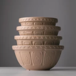 Mason Cash Cane Collection S4 (10.5 Qt) Mixing Bowl -Food Prep Tools Shop cane mixing bowl stacked 3