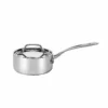 Cuisinart Custom-Clad 5-Ply Stainless Steel Saucepan With Lid | 1 Qt. -Food Prep Tools Shop cc519 14 lidon