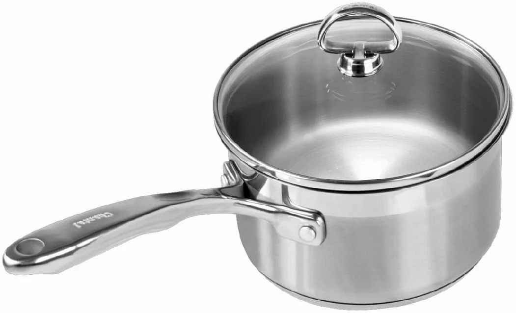 Chantal 21 Steel Induction Saucepan W/ Glass Lid - 2 Quart 3 Chantal 21 Steel Induction Saucepan W/ Glass Lid - 2 Quart