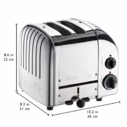 Dualit NewGen Classic 2-Slice Toaster | Chrome 10 Dualit NewGen Classic 2-Slice Toaster | Chrome -Food Prep Tools Shop chrome3
